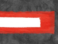 Grey and Red Abstract 6 Fine Art Print