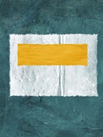 Green and Yellow Abstract Theme 4 Framed Print