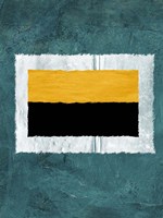 Green and Yellow Abstract Theme 5 Framed Print