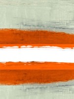 Abstract Stripe Theme White Fine Art Print