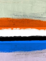 Abstract Stripe Theme White and Black Fine Art Print