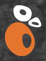 Abstract Oval Shapes 1 Framed Print