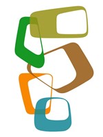 Abstract Rings 1 Framed Print