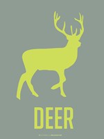 Deer Green Fine Art Print