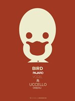 White Bird Multilingual Fine Art Print