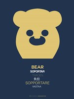 Yellow Bear Multilingual Fine Art Print