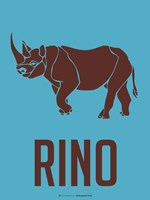 Rhino Brown Fine Art Print