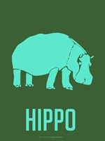 Hippo Blue Fine Art Print