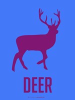Deer Purple Fine Art Print