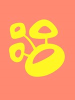 Funny Shape Blum 3 Fine Art Print