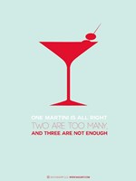 Martini Red Fine Art Print