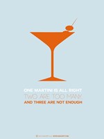 Martini Orange Fine Art Print