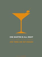Martini Yellow Fine Art Print