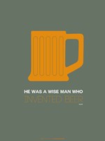 Orange Beer Mug Fine Art Print