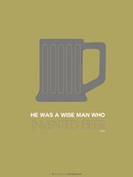 Grey Beer Mug Fine Art Print