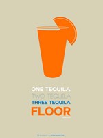 Orange Tequila Shot Fine Art Print