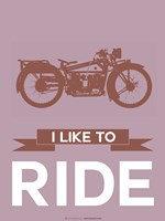 I Like to Ride 9 Fine Art Print