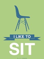 I Like to Sit 1 Fine Art Print