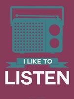 I Like to Listen 3 Fine Art Print