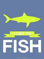 I Like to Fish 2 Fine Art Print