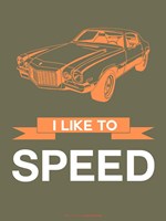 I Like to Speed 2 Fine Art Print