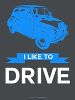 I Like to Drive Beetle 5 Fine Art Print