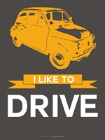 I Like to Drive Beetle 7 Fine Art Print