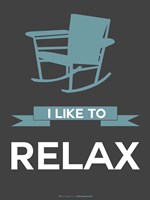 I Like to Relax 1 Fine Art Print