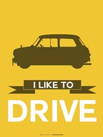 I Like to Drive Mini Cooper 1 Fine Art Print