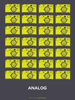 Analog Yellow Camera Fine Art Print