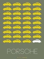 Porsche Yellow Fine Art Print