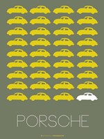 Porsche Yellow Fine Art Print