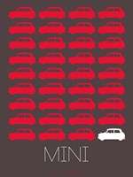 Red Mini Cooper Fine Art Print