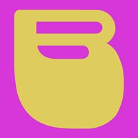 Letter B Yellow Fine Art Print
