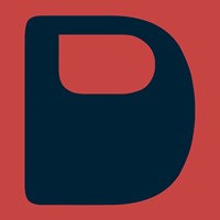 Letter D Blue Fine Art Print