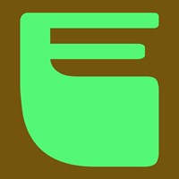 Letter E Green Fine Art Print