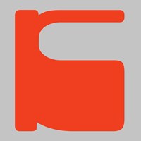 Letter K Orange Fine Art Print