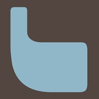 Letter L Blue Fine Art Print