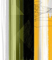 Abstract Green and Yellow Fine Art Print