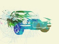 Chevy Camaro Watercolor Fine Art Print