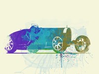Bugatti Type 35 R Watercolor Fine Art Print