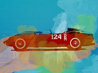 Ferrari Testa Rossa Watercolor 1 Fine Art Print