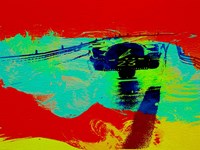 Ferrari 512 on Race track 2 Fine Art Print