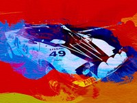 Lancia Stratos Watercolor 2 Fine Art Print