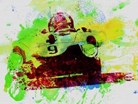Classic Ferrari on Race track Fine Art Print
