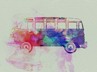VW Bus Watercolor Fine Art Print