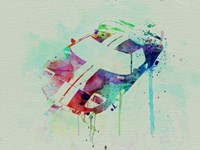 Ford GT Top Watercolor Fine Art Print