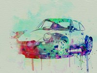 Porsche 911 Watercolor 2 Fine Art Print