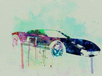 Ford GT Watercolor 2 Fine Art Print