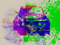 Alfa Romeo Front Watercolor 1 Fine Art Print